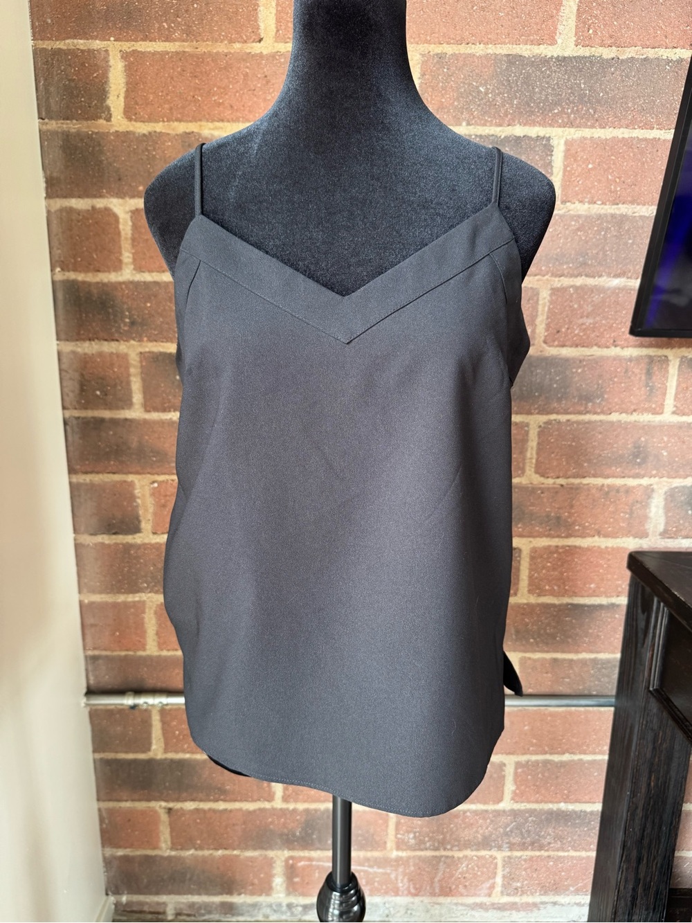 Topshop Elegant Black V-Neck Dress